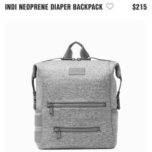 SIZE LARGE Dagne Dover - INDI NEOPRENE DIAPER BACKPACK